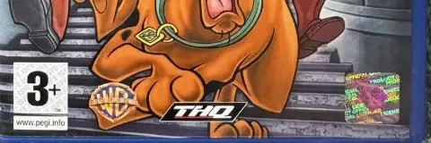 Scooby-Doo! Mystery Mayhem, the PEGI square on its front
