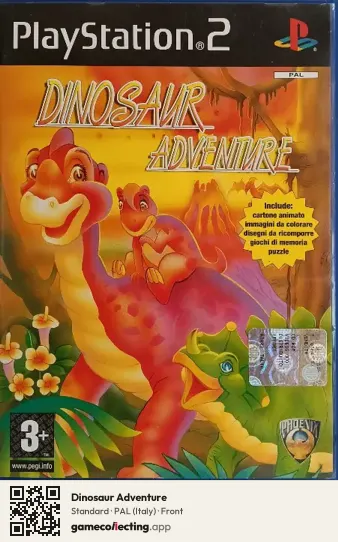 Dinosaur Adventure PlayStation 2, Italy box front