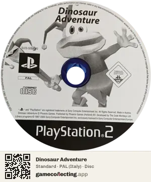 Dinosaur Adventure PlayStation 2, PAL disc