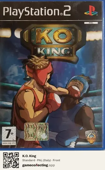 K.O. King PlayStation 2, Italy box front