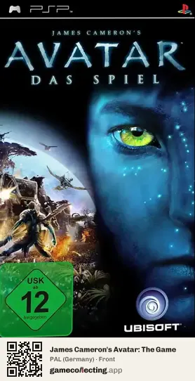 James Cameron's Avatar: The Game PlayStation Portable, Germany box front