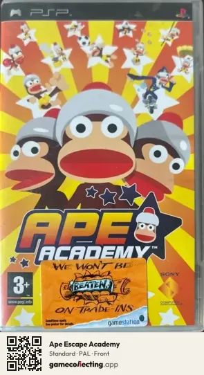 Ape Escape Academy PlayStation Portable, PAL box front