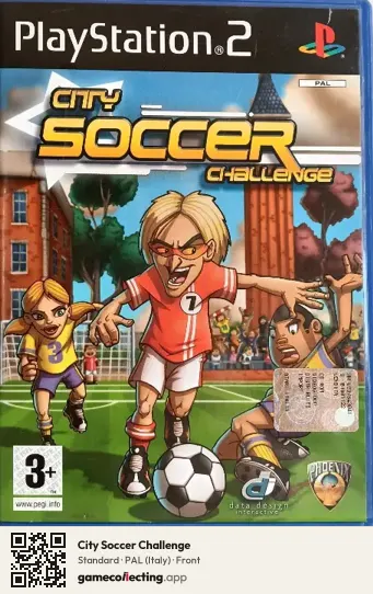 City Soccer Challenge PlayStation 2, Italy box front