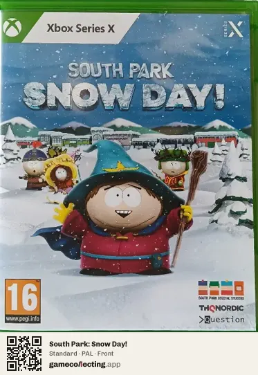 South Park: Snow Day! Xbox Series X, PAL box front