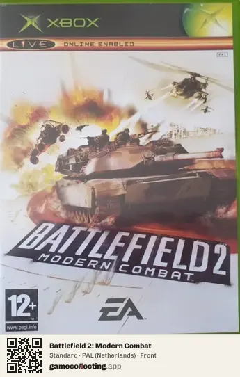 Battlefield 2: Modern Combat Xbox, Netherlands box front