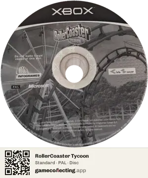 RollerCoaster Tycoon Xbox, PAL disc