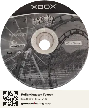 RollerCoaster Tycoon Xbox, PAL disc