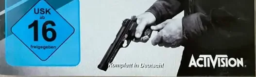 James Bond 007: Blood Stone, the USK square on its front