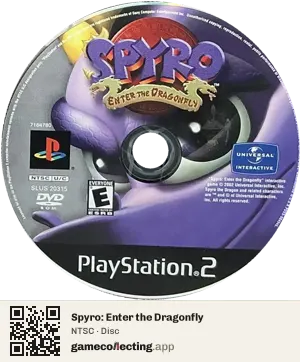 Spyro: Enter the Dragonfly PlayStation 2, NTSC disc