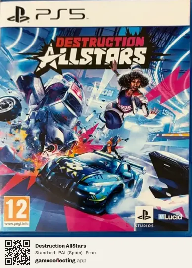 Destruction AllStars PlayStation 5, Spain box front