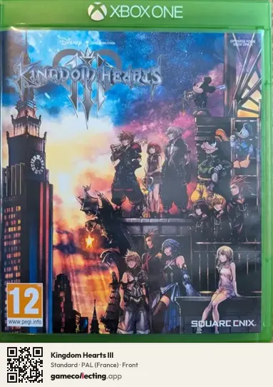 Kingdom Hearts III Xbox One, France box front