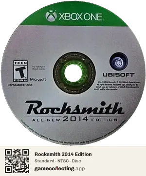 Rocksmith 2014 Edition Xbox One, NTSC disc