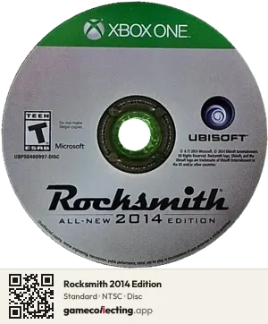 Rocksmith 2014 Edition Xbox One, NTSC disc