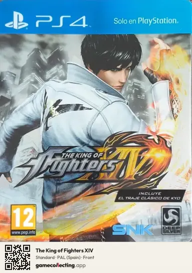 The King of Fighters XIV PlayStation 4, Spain box front