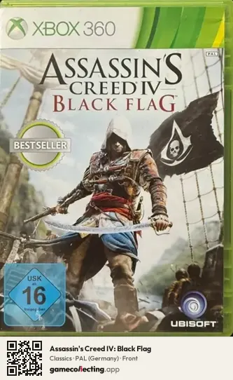 Assassin's Creed IV: Black Flag Xbox 360, Germany box front