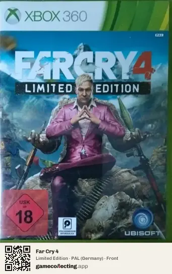 Far Cry 4 Xbox 360, Germany box front