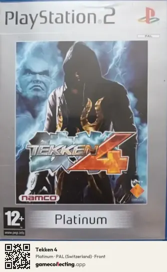 Tekken 4 PlayStation 2, Switzerland box front