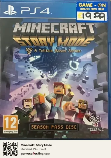 Minecraft: Story Mode PlayStation 4, PAL box front
