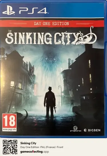 Sinking City PlayStation 4, France box front
