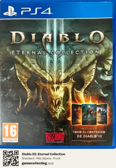 Diablo III: Eternal Collection PlayStation 4, Spain box front