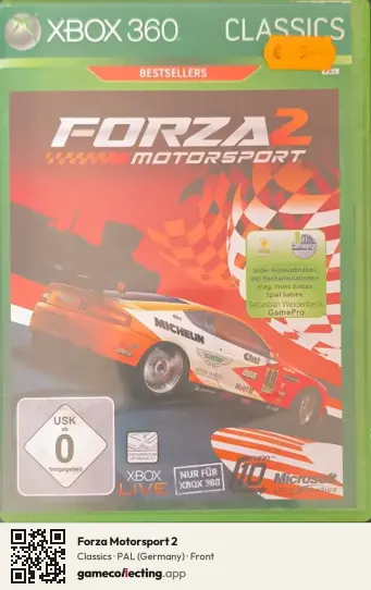Forza Motorsport 2 Xbox 360, Germany box front
