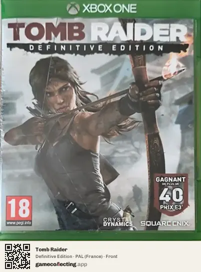 Tomb Raider Xbox One, France box front