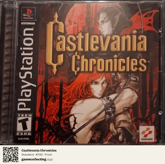 Castlevania Chronicles PlayStation, NTSC box front