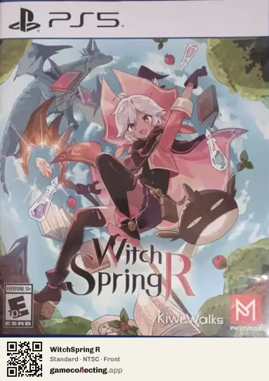 WitchSpring R PlayStation 5, NTSC box front