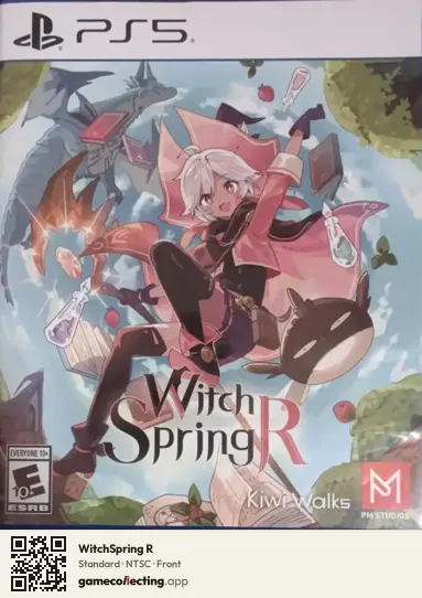 WitchSpring R PlayStation 5, NTSC box front