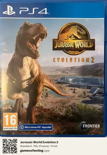 Jurassic World Evolution 2 PlayStation 4, France box front