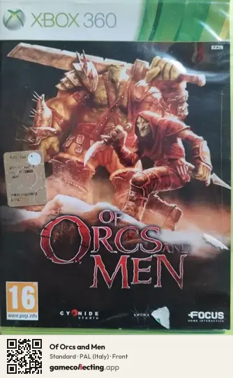 Of Orcs and Men Xbox 360, Italy box front