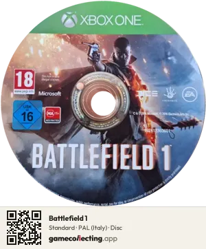 Battlefield 1 Xbox One, PAL disc
