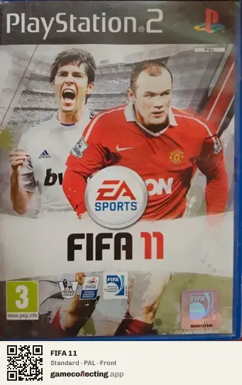 FIFA 11 PlayStation 2, PAL box front
