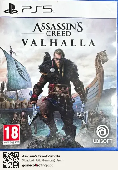 Assassin's Creed Valhalla PlayStation 5, Germany box front