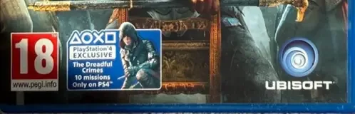 Assassin's Creed Syndicate, the PEGI square on its front