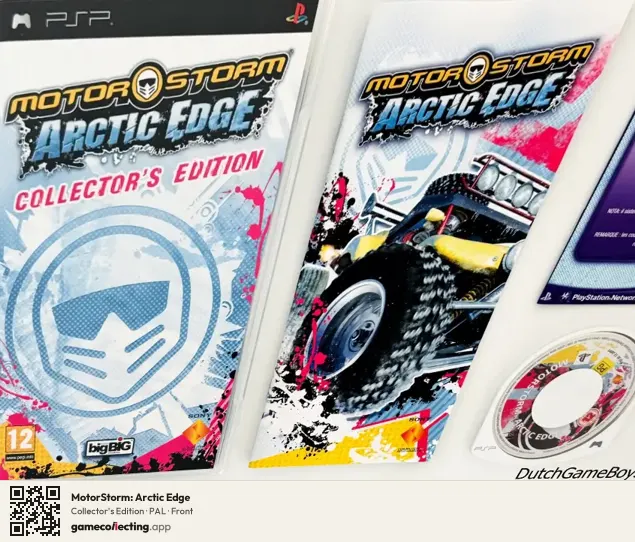 MotorStorm: Arctic Edge PlayStation Portable, PAL box front