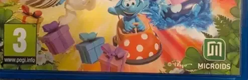 The Smurfs: Village Party, the USK square on its front