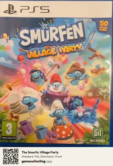 The Smurfs: Village Party PlayStation 5, Germany box front
