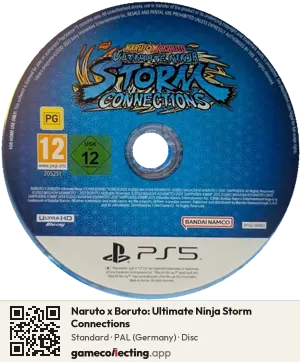 Naruto x Boruto: Ultimate Ninja Storm Connections PlayStation 5, PAL disc