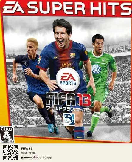 FIFA 13 PlayStation 3, Asia box front