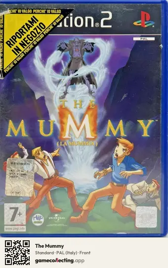 The Mummy PlayStation 2, Italy box front
