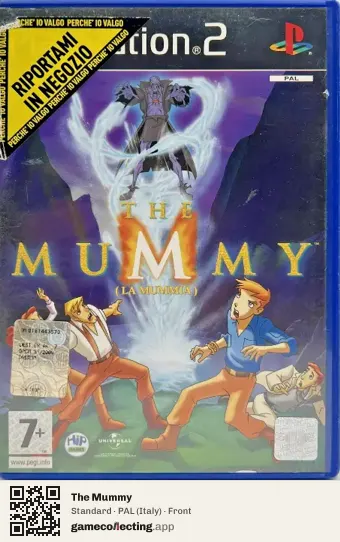 The Mummy PlayStation 2, Italy box front