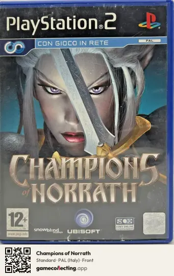 Champions of Norrath PlayStation 2, Italy box front