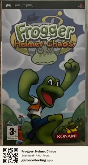Frogger: Helmet Chaos PlayStation Portable, PAL box front