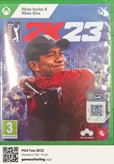 PGA Tour 2K23 Xbox Series X, PAL box front