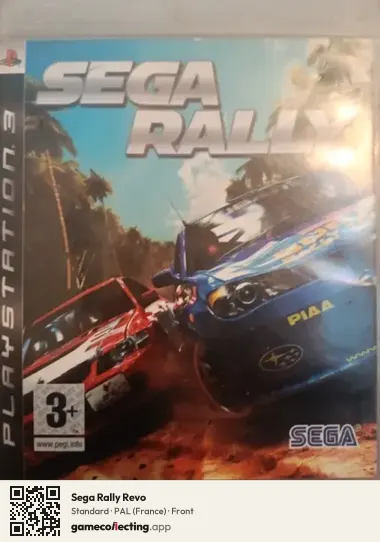 Sega Rally Revo PlayStation 3, France box front