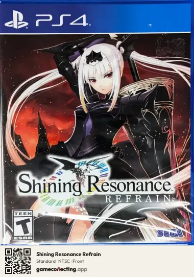 Shining Resonance Refrain PlayStation 4, NTSC box front
