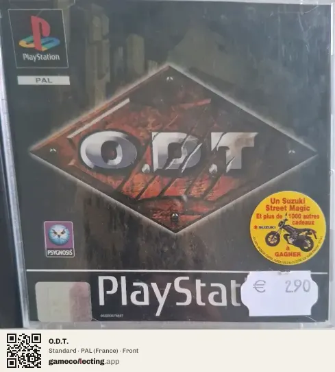 O.D.T. PlayStation, France box front
