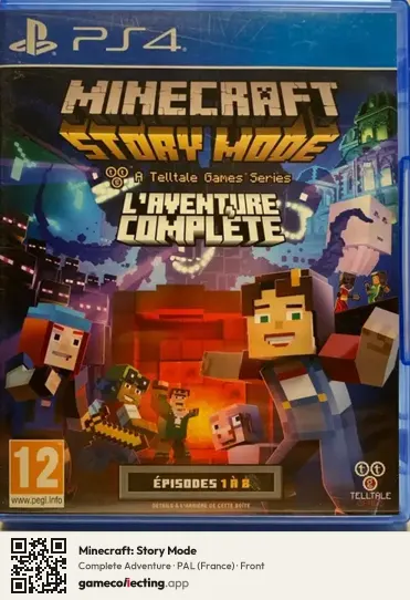 Minecraft: Story Mode PlayStation 4, France box front