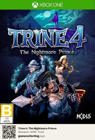 Trine 4: The Nightmare Prince Xbox One, NTSC box front